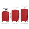 thumbnail image 2 of Unique Bargains Elastic Silk Travel Luggage Cover, Washable Protective Suitcase Protector Bag Red for 20 Inch Wheeled Suitcase, 2 of 5