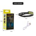 thumbnail image 1 of Lampe Frontale Led Cob Multi-Fonction pour Extérieur, Lampe de Poche Rechargeable Usb, 1 of 7