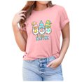 thumbnail image 2 of Prolriy Chemises de Pâques pour Femmes Hauts Manches Courtes Décontracté Mode Tenue de Pâques Femmes, Hauts Femmes Rose TTG, 2 of 6