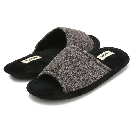 

Floopi Women s Comfort Open Toe Slipper W/Memory Foam