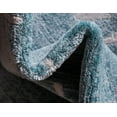 thumbnail image 3 of Jill Zarin Uptown Collection Area Rug - Carnegie Hill (4' 1" x 6' 1" Rectangle Turquoise/Ivory), 3 of 6