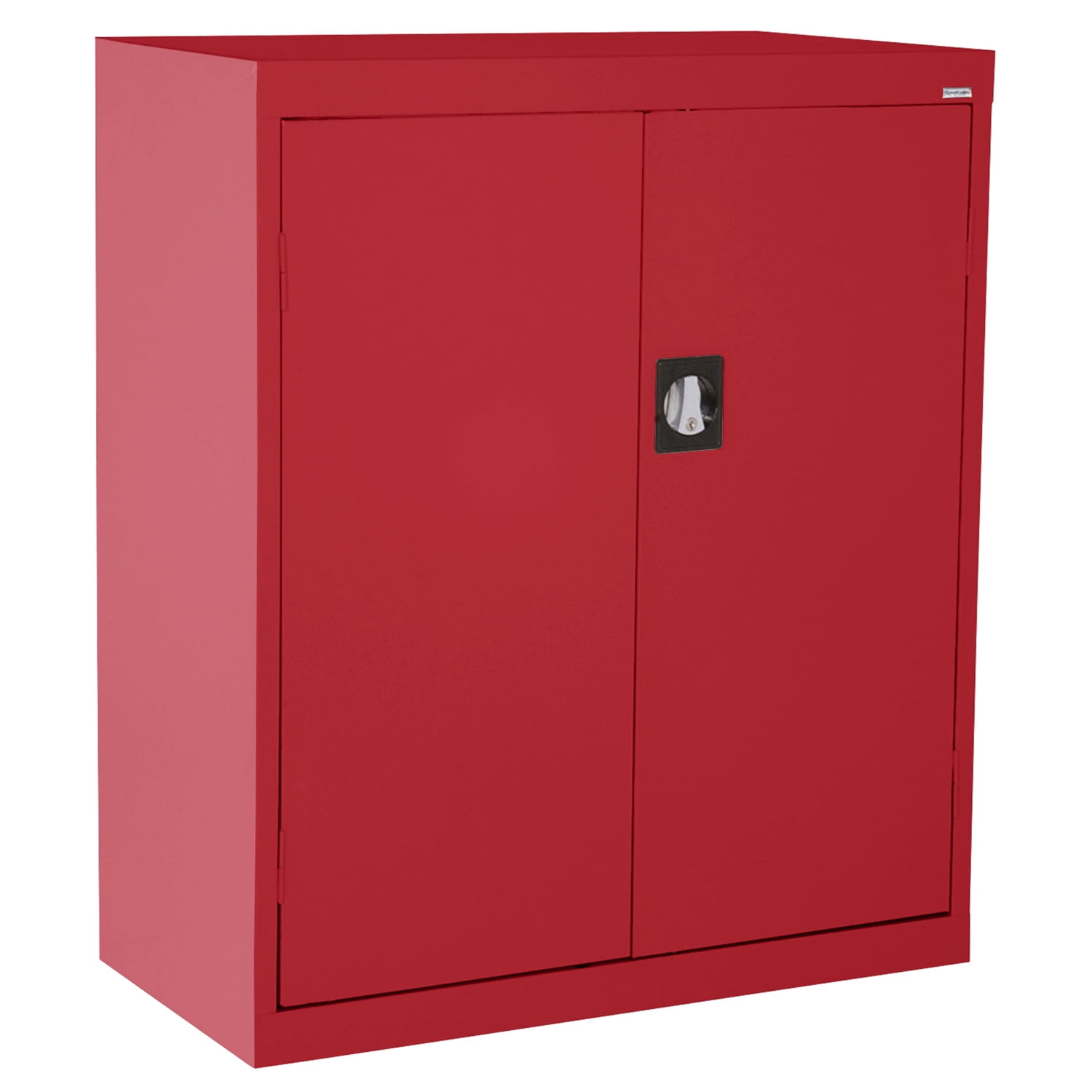 Sandusky Heavy-Duty All Welded Steel Garage Storage Cabinet, Red