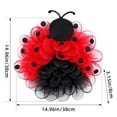 thumbnail image 5 of ROCKROK 15Inch Ladybugs Welcome Wreath Farmhouses Spring Door Hangers Mesh Garlands, 5 of 15