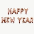 thumbnail image 4 of keepw Aluminum Foil Made Happy New Year Balloon For Festive Party Easy Inflation Metal 2024 Home Rose Gold 1Set, 4 of 6