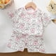 thumbnail image 2 of Odeerbi 3M-6Y Niños Niñas Pijamas de Verano de Algodón Con Estampado Camisetas de Manga Corta Pantalones Cortos Conjunto de Dos Piezas, 2 of 5
