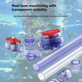 thumbnail image 2 of Clear UPVC Sphere Check Gate 25mm For Backwash Prevention In Effluent Arrangements Permanent Oxidation Immune Easy Installation, 2 of 4