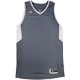 thumbnail image 1 of Adidas Mens 2-Tone Basketball Team Jersey graywhite 3XLT, 1 of 2