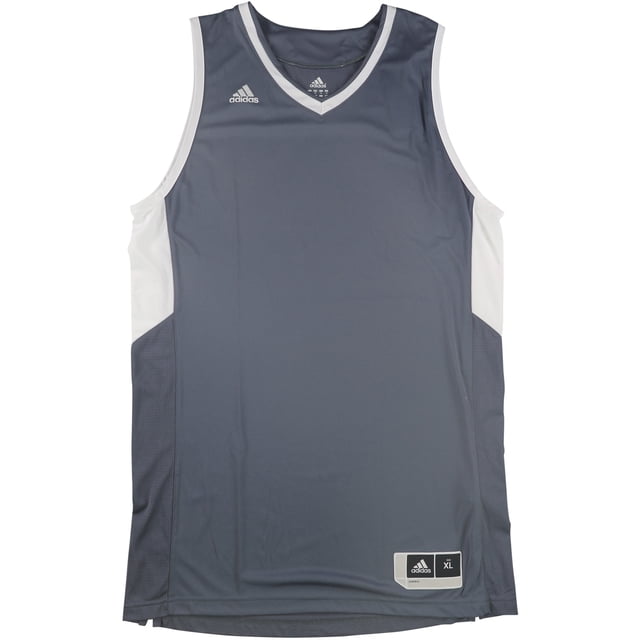 Adidas Mens 2-Tone Basketball Team Jersey graywhite 3XLT