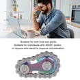 thumbnail image 3 of Cadenas De Piñones Juguete De Descompresión, Reduce La Ansiedad Alivio Del Estrés Bolsa De Almacenamiento Relajante Cadena De Bicicleta De Metal Engranajes Juguete Sensorial, 3 of 7