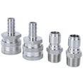 thumbnail image 2 of Aigid Quick Connector?4pcs G1/2in Male Thread Stainless Steel Quick Connector Adapter for Home Brewing Beer, 2 of 8
