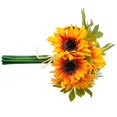 thumbnail image 3 of CNKOO Hi FANCY Artificial Sunflower Bundle Simulation Floral Decor Home Table Centerpiece Fake Flower with Leaves, 3 of 10