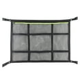 thumbnail image 2 of yotijar Car Ceiling Cargo Net Pocket Storing Tents Quilts Toys Sundries Droop Less Green, 2 of 5