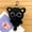 Style B, variant on Little Black Cat Pendant Cartoon Plush Kitten Doll Charms With Beaded Chain Cuddly Cute Black Kitten Keychain For Boys Girls Gifts