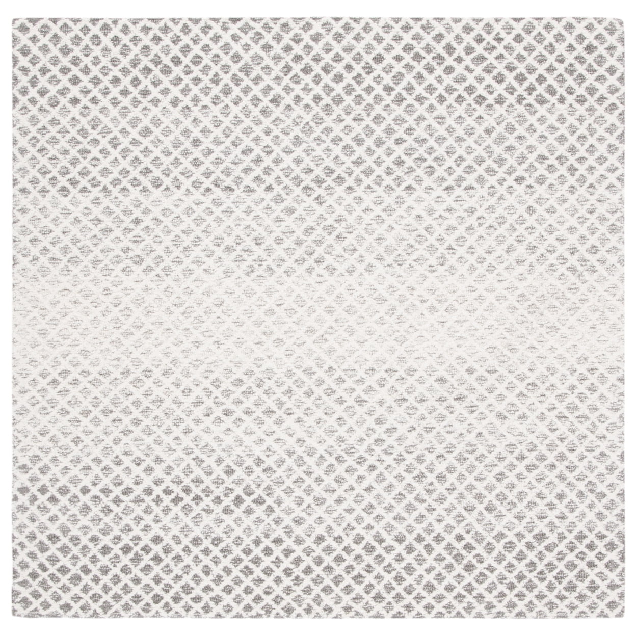 SAFAVIEH Micro-Loop Arnold Diamond Area Rug, Grey/Ivory, 8' x 10'
