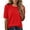 Red*, variant on RUTAYY Women's T-Shirt Solid Color Crew Neck Knitted Shirt Elegant Lightweight Short Sleeve Summer Slim Fit Classic Seaside Tees