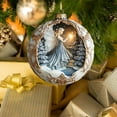 thumbnail image 6 of Horivan 2 Packs Christmas Angel Ornament Inspirational Acrylic Hanging Decoration for Tree Home Holiday Decorations Festive Spiritual Gift for Family, 6 of 7