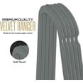 thumbnail image 4 of Velvet Hangers Clothes Heavy Duty Non Slip Hangers (30 & 50 Pack), 4 of 11