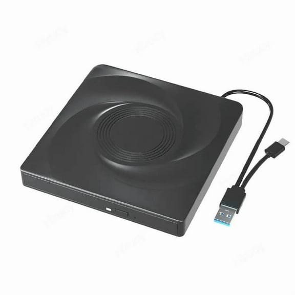 USB3.0 Type C External CD DVD RW Optical Drive DVD/VCD/CD Burner Portable Player Writer for Laptop ,Portable and Lightweight