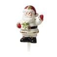 thumbnail image 2 of Christmas Papá Noel Popper Lenox Profile 894245 de porcelana blanca, 2 of 7