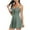 Army Green, variant on Ohufall Womens One Piece Swimdress Tummy Control Swimsuit with Skirt V-neck Bathing Suit Skirted Swimwear