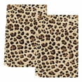 thumbnail image 2 of Leopard Printed Kitchen Towels Set of 2, Modern Animal Fur Patterns Absorbent Dish Towels for Kitchen, Microfiber Hand Towel, Quick Drying Tea Towel for Cleaning Decorative Dishcloths, 2 of 7