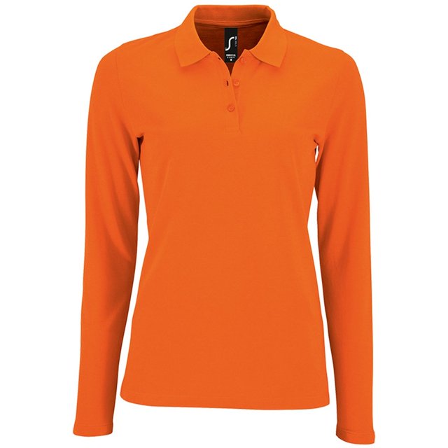 Sol's Polo Piqué à Manches Longues Parfait pour Femmes