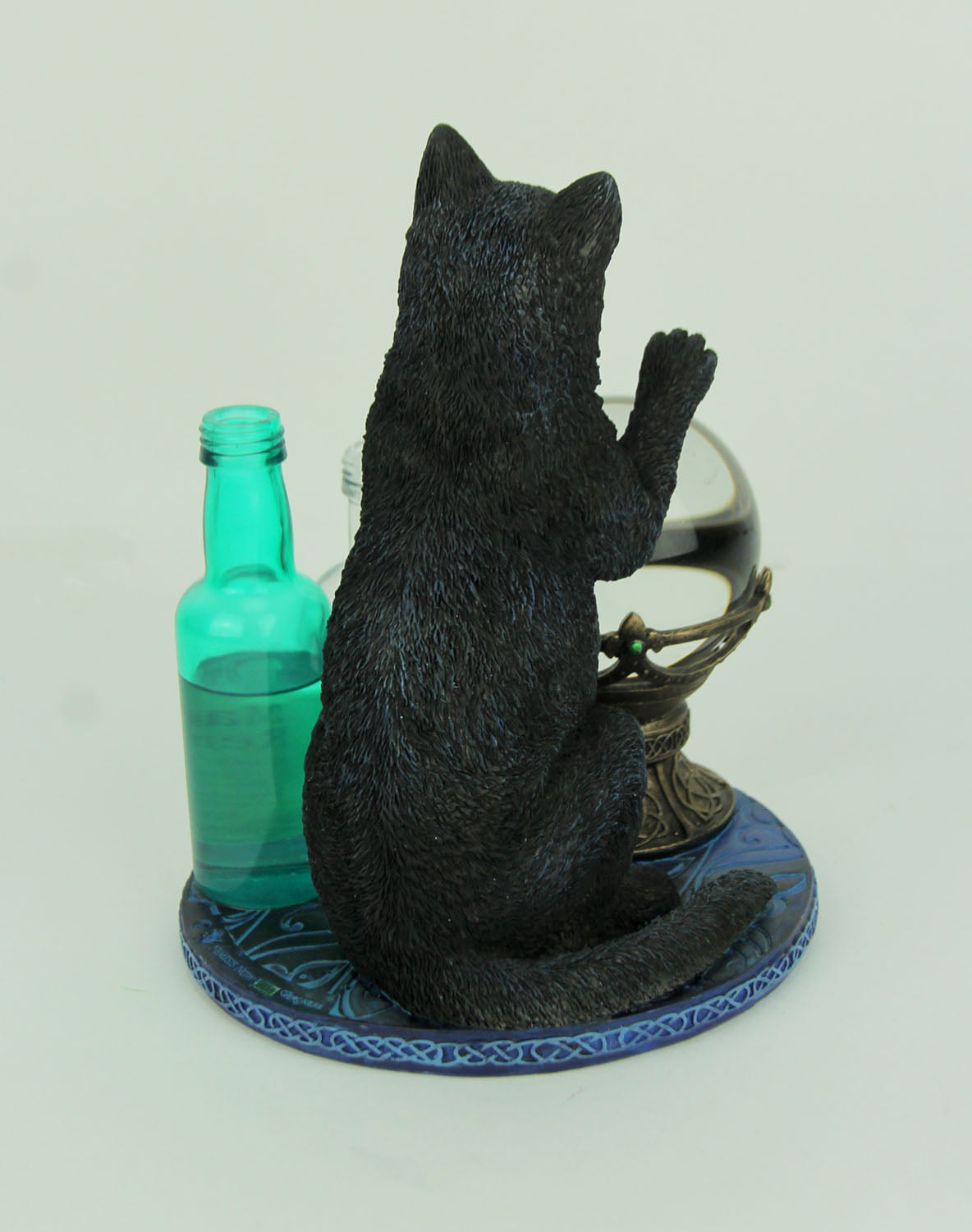 Witch's Apprentice Black Cat Statue By Lisa Parker