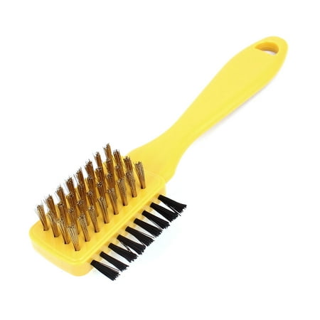 - Unique Bargains Household Yellow Plastic Handle Clothes Shoe & Boot Washing Cleaning Scrubbing Brush