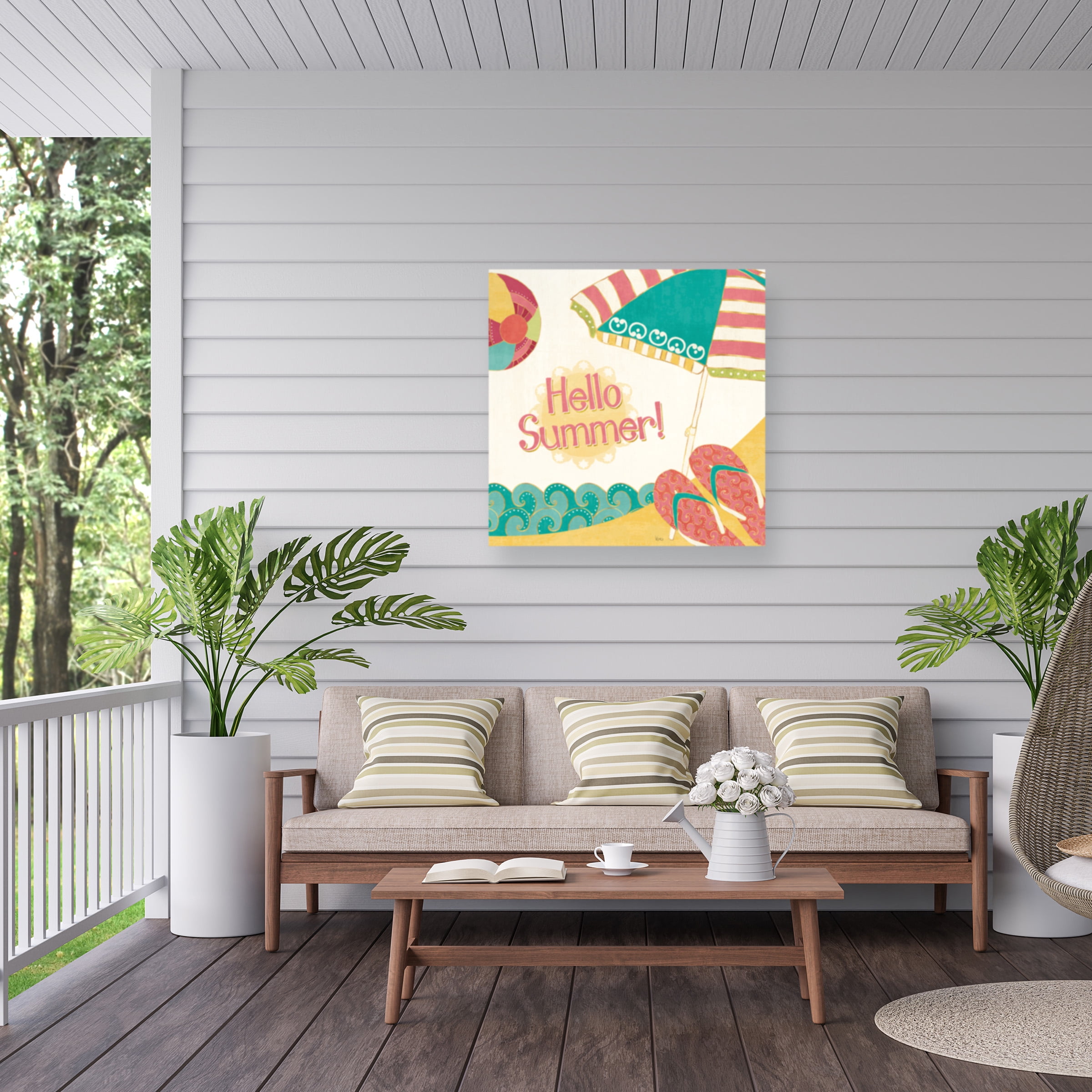Veronique Charron 'Fun in the Sun II' Outdoor Canvas 18x22