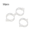 thumbnail image 1 of Vrorvz Versatile Plant Clips for Garden Support Sturdy Plastic Clips for Branch Binding Easy to Use Hanging and Fixing Clips Suit for Spring Planting  50 100 Pack, 1 of 2