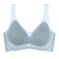 thumbnail image 5 of WRKEKC Wireless Bras for Women, Women's Solid Color Thin Style Ventilate No Buckle Bra without Steel Rim, 5 of 6
