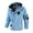 Light Blue, variant on Mens Jackets Mens Fall and Winter Outdoor Sporty Style Long Sleeved Hooded Coat Outerwear Regular Blouses Yellow,4XL