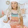 thumbnail image 7 of FLANNELS HAYRIDES PUMPKINS LEAVES BONFIRES Graphic Plus Short sleeve T-Shirt, 7 of 7
