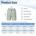 thumbnail image 4 of Cauagu Bees Print Swim Trunks for Men,Youth Boys Swim Shorts Compression Liner Beach Shorts Boys' Swimming Shorts 7-20 Years Bathing Suit-Medium, 4 of 7