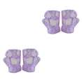 thumbnail image 3 of Guantes mitones de felpa Sonducket con forma de garra de gato, 3 of 6