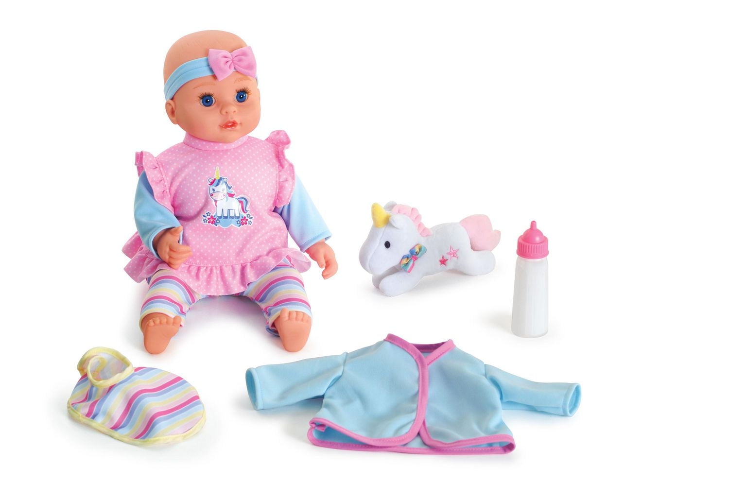 MY SWEET BABY 16 INCHES DELUXE DOLL WITH PLUSH