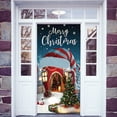 thumbnail image 6 of Axiiglly Christmas Decorations Christmas Door Cover, Xmas Backdrops Decor Festive Door Banner, Door Covers Decorative for Home Wall Party Holiday Kitchen, 35.4"×70.9", 6 of 6