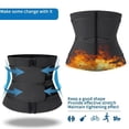 thumbnail image 4 of Sweat Waist Trainer for Women Two Belts, Neoprene Workout Corset Waist Trainer Cincher Trimmer Shaper Zipper, 4 of 8
