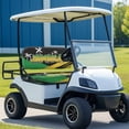 thumbnail image 3 of Yuyamidu Coconut Tree Golfcart Seat Covers Jamaican Flag Golf Cart Bench Cover Backrest Cover Breathable Fabric Seat Cover for 2 Person Seats Carts, 3 of 7