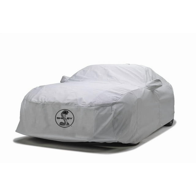 Covercraft Car Cover C18603FO120AC Custom Fit; All-Weather Proof; Gray; 5 Layer Softback Fabric; With 2 Mirror Pockets; Lockable; Shelby Logo