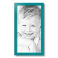 thumbnail image 2 of ArtToFrames 10x19 inch Distressed Aqua Picture Frame, Green Wood Poster Frame (4485), 2 of 8