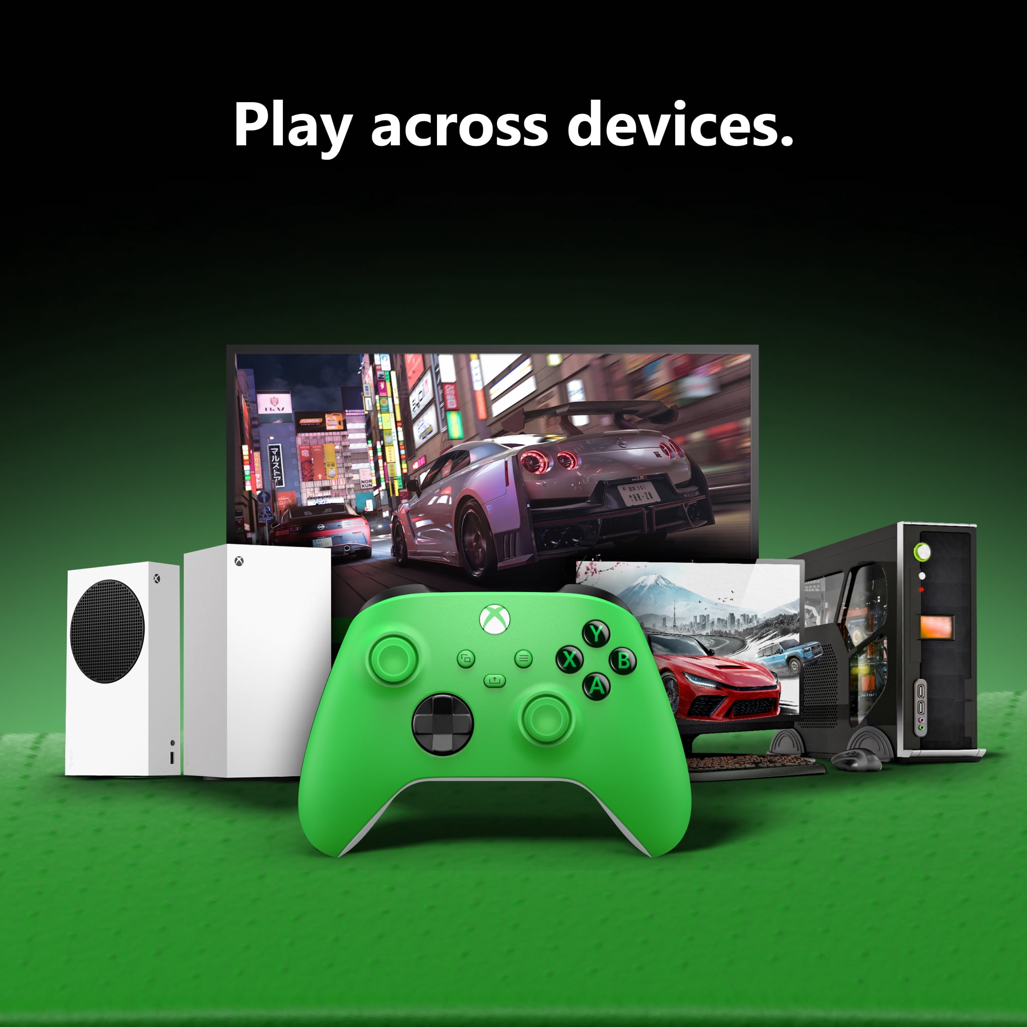 XBOX Wireless Controller – Velocity Green – for XBOX Series X|S, XBOX One, PCs, TVs, mobile, and more