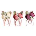 thumbnail image 2 of Nupcial Muñeca Flor Boda Fiesta Baile Muñeca Mano Flor Pulsera Para Mujeres Y Niñas Moyic HA040424-02, 2 of 6