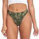 thumbnail image 1 of Balery Green Snake Skin Tangas de Algodón para Mujer con Estampado – Ropa Interior Sexy, Transpirable, G-string-3X-Large, 1 of 6