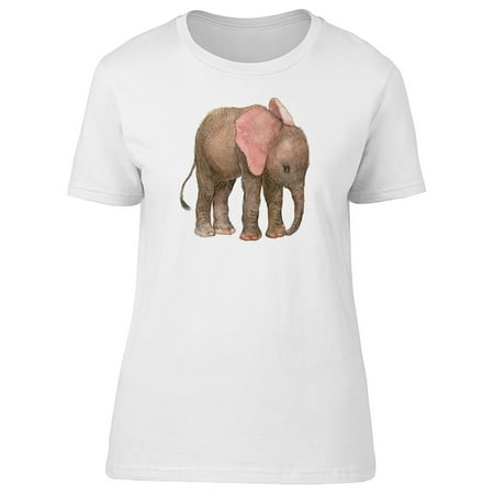Elephant Print Tee - Cute Little Baby Elephant Tee Women's -Image by Shutterstock