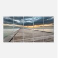 thumbnail image 2 of Coucher de Soleil sur la Plage à Koh Samui Thaïlande - Impression sur Toile Pont de Mer, 2 of 3