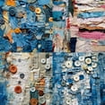thumbnail image 3 of SunWMart Vintage Floral Scrapbook Paper Pad, Flower Patterned Cardstock Paper Pads, 6x6 Inch 48 Sheets Single-Sided Junk Journal Scrapbooking Paper for Card Making Cottagecore Picture Art Collage, 3 of 5