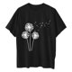 thumbnail image 3 of Camisetas de Manga Corta para las Mujeres Impreso Cuello Redondo Suelto Camiseta, Casual Cuatro Estaciones Blusa para el Hogar, 3 of 3