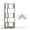 L & I Bookcase set of 2 - Light Grey, variant on Set of 2 free combination bookcase space saving corner, White