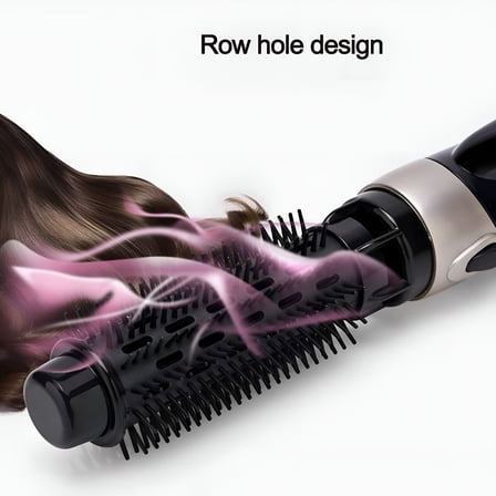 HIBIBUD Negative Ion Blow Styler Hair Dryer Brush Volumizer In One Curler Straightener Brush Hot Air For Fast Drying 1/2 Curling Irons for Short Hair Auto Hair Curler Cordless Hair Curler
